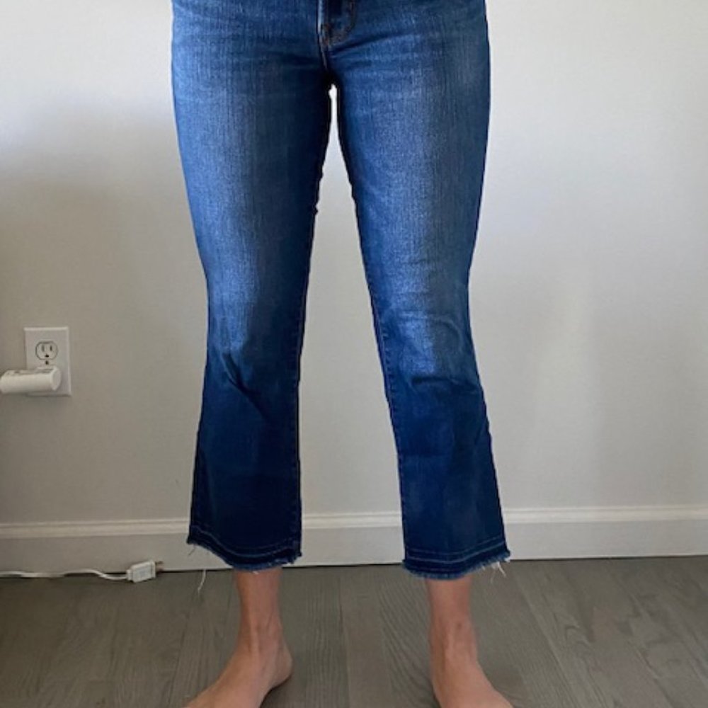 J Brand Cropped Flare Jean